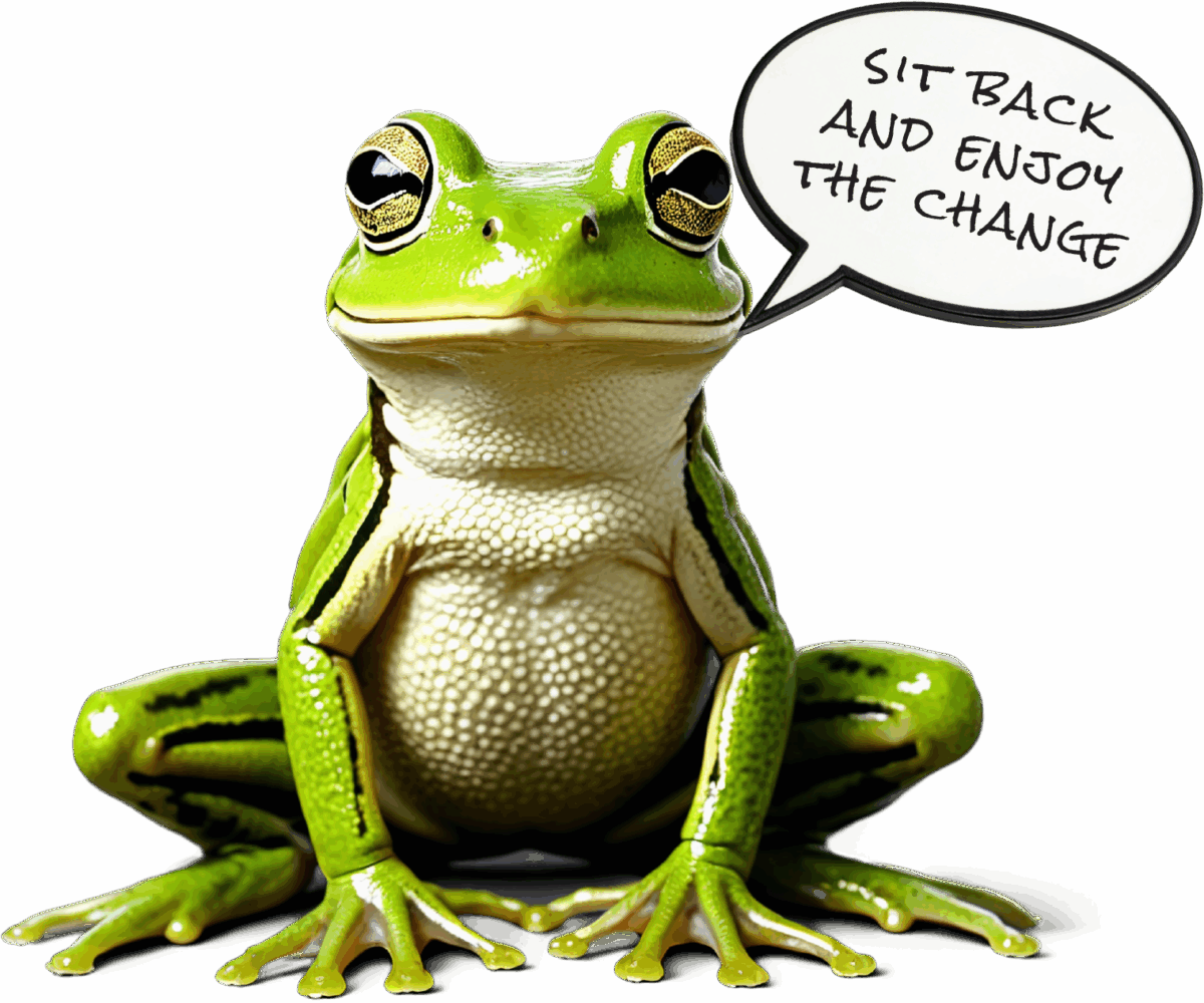 Talking Frog but bigger