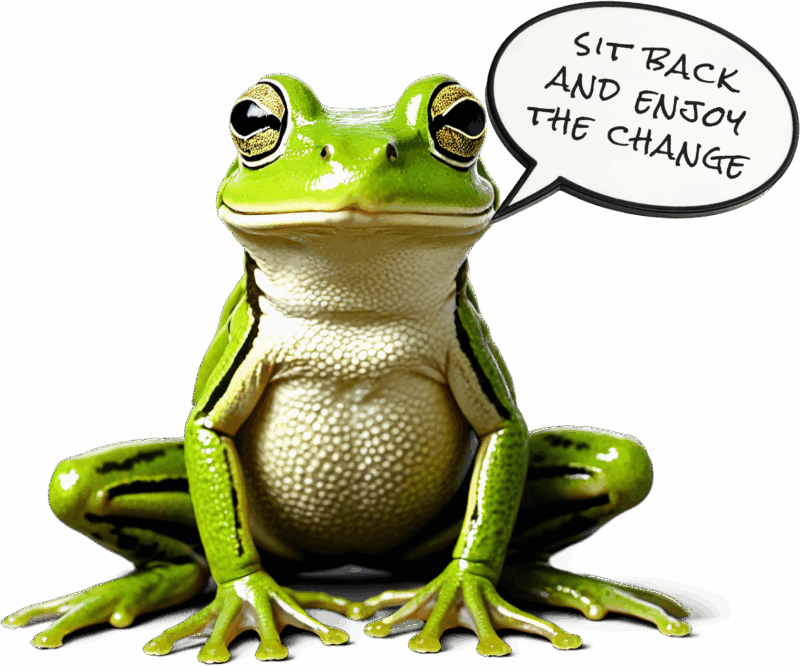 Talking Frog but bigger
